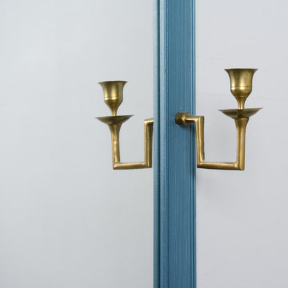 Swedish Painted Console Table with Pier Mirror, Late 20th Century