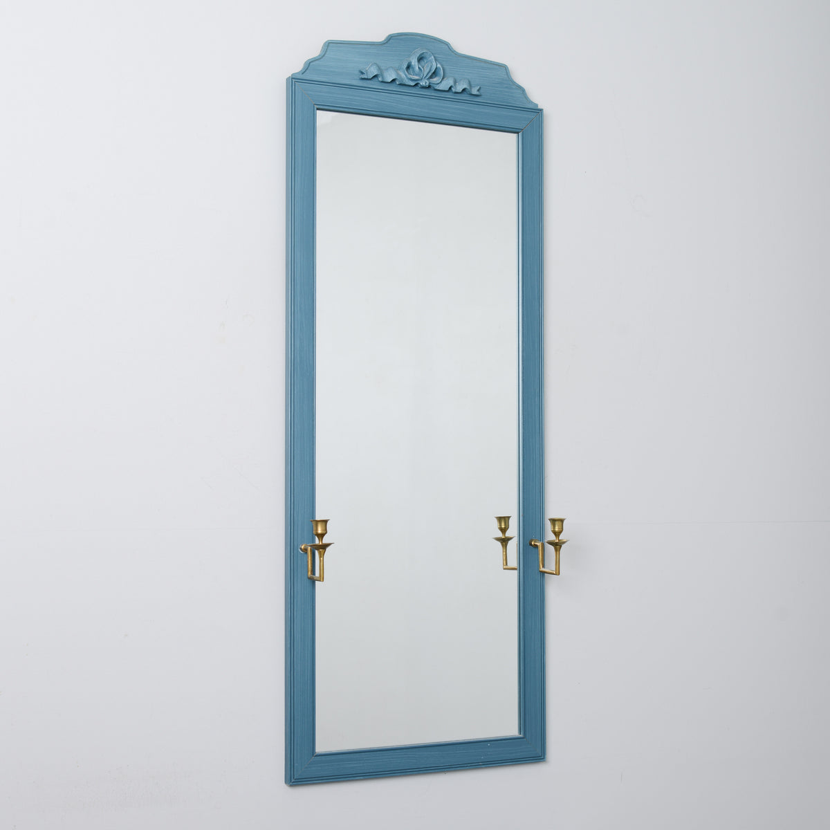 Swedish Painted Console Table with Pier Mirror, Late 20th Century