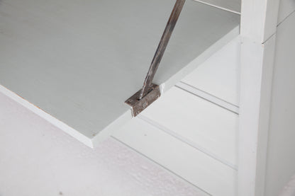 Gustavian Grey Painted Writing Bureau, Sweden, 18th Century
