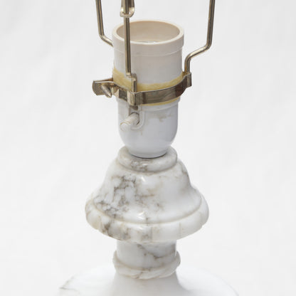 Pair of Tall Alabaster Table Lamps