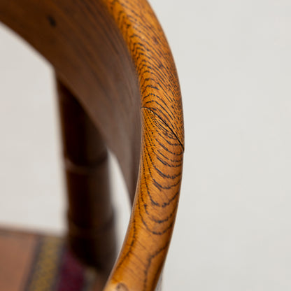 Pair of Swedish Oak Powder Chairs, circa 1900