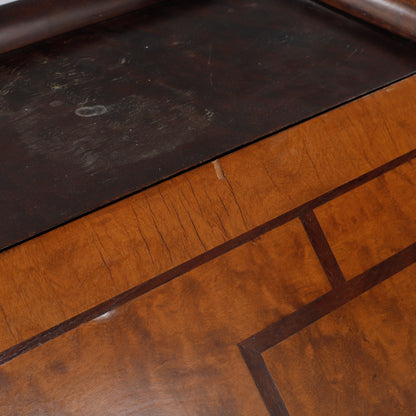 Swedish Grace Birch Slant-Front Secretary with Marquetry, 1920s