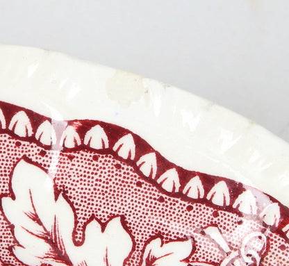 Set of 11 Bristol Pottery "English Scenes" Dessert Bowls, 20th Century