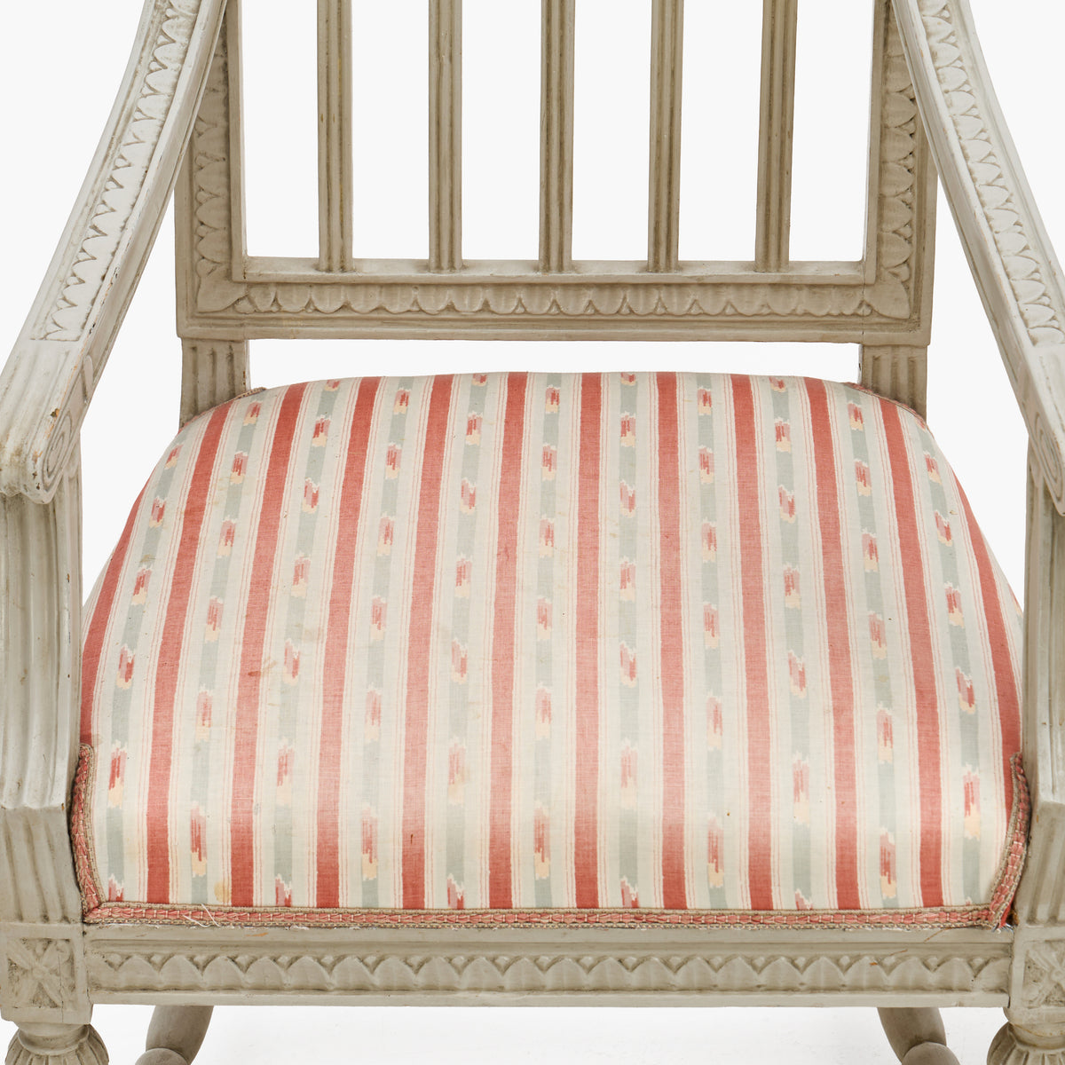 Set of Four Late Gustavian Lindome Armchairs, circa 1800