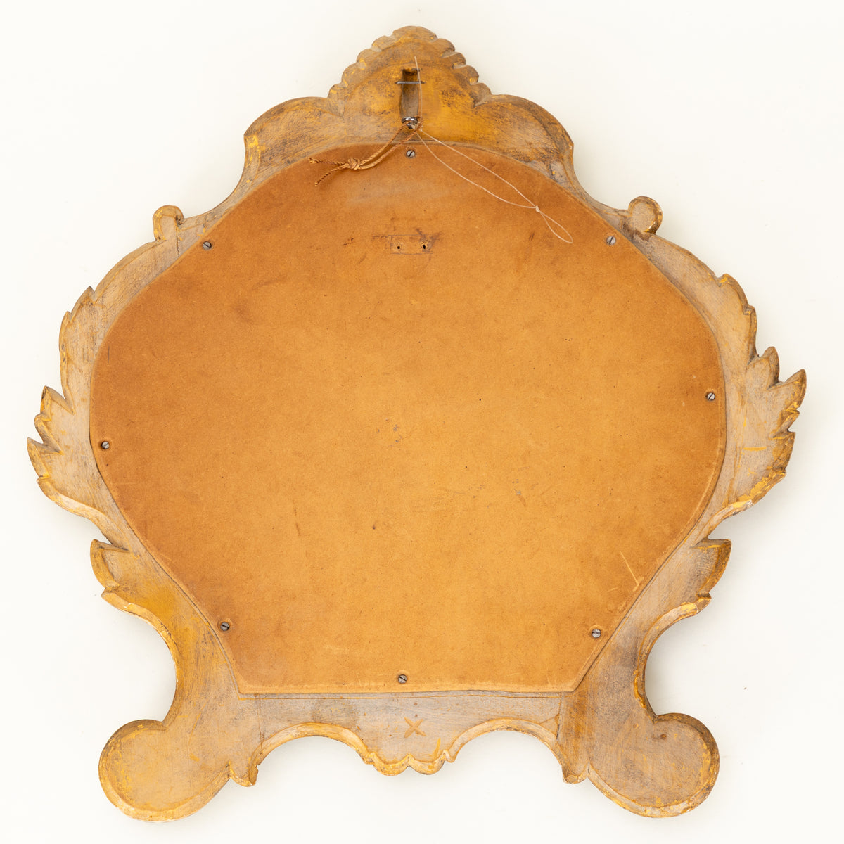Small Rococo Style Silvered Mirror, Late 20th Century