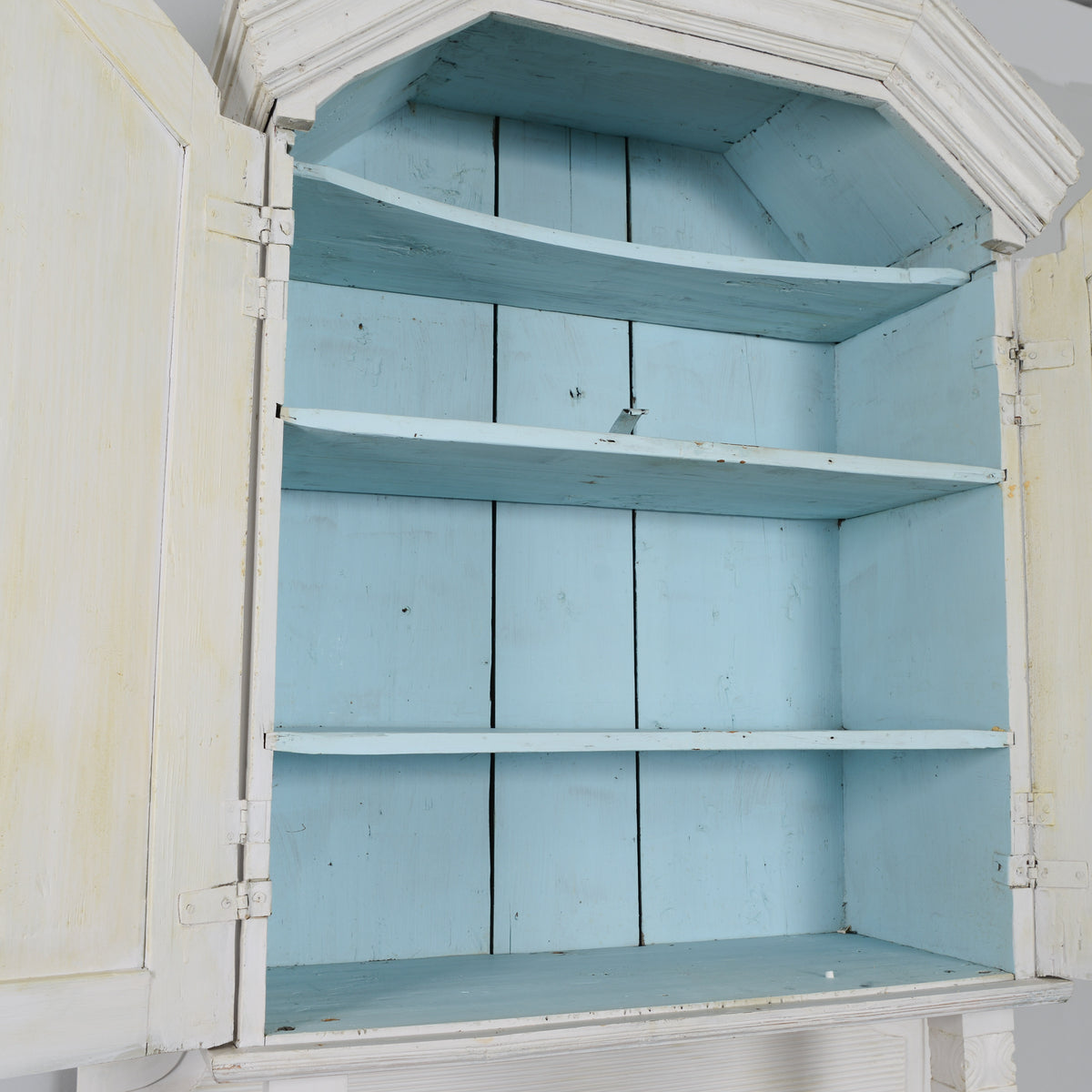 Late Gustavian Two-Part Cabinet, 18th/19th Century