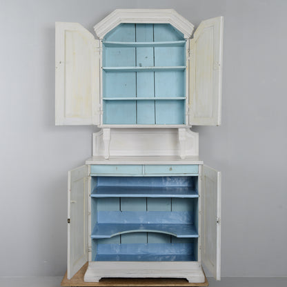 Late Gustavian Two-Part Cabinet, 18th/19th Century