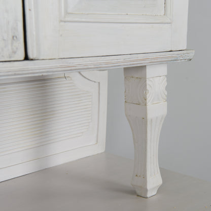 Late Gustavian Two-Part Cabinet, 18th/19th Century
