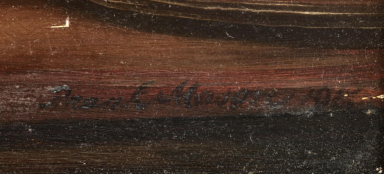 Frame detail of Frank Herbert Mason still life painting
