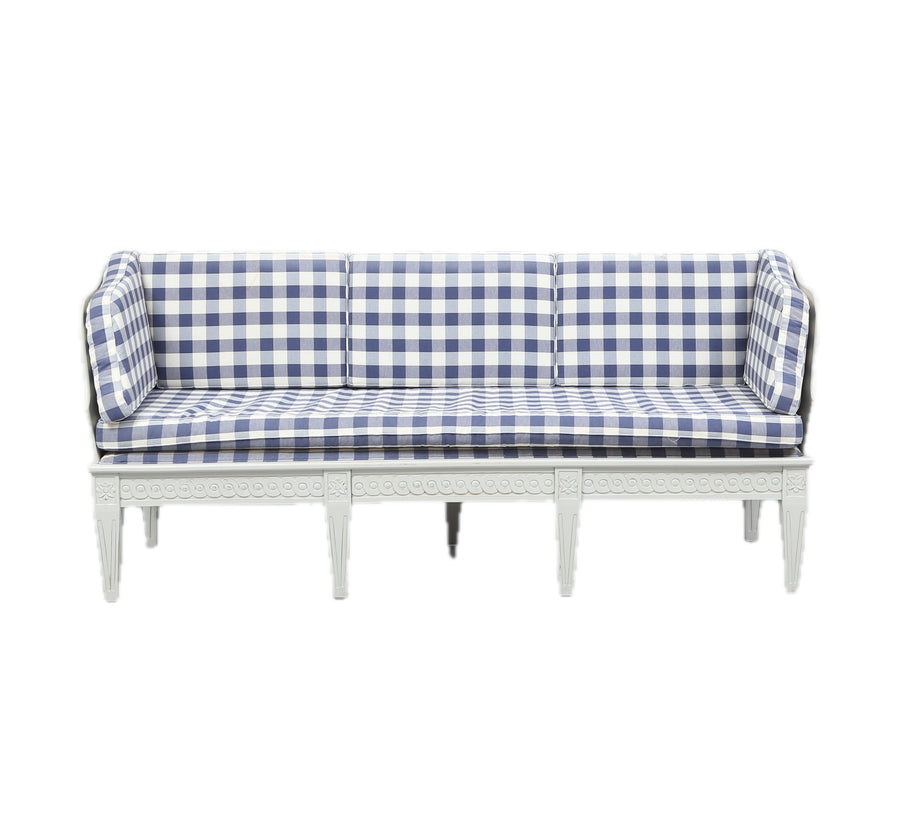 Swedish Gustavian Painted Trough Sofa