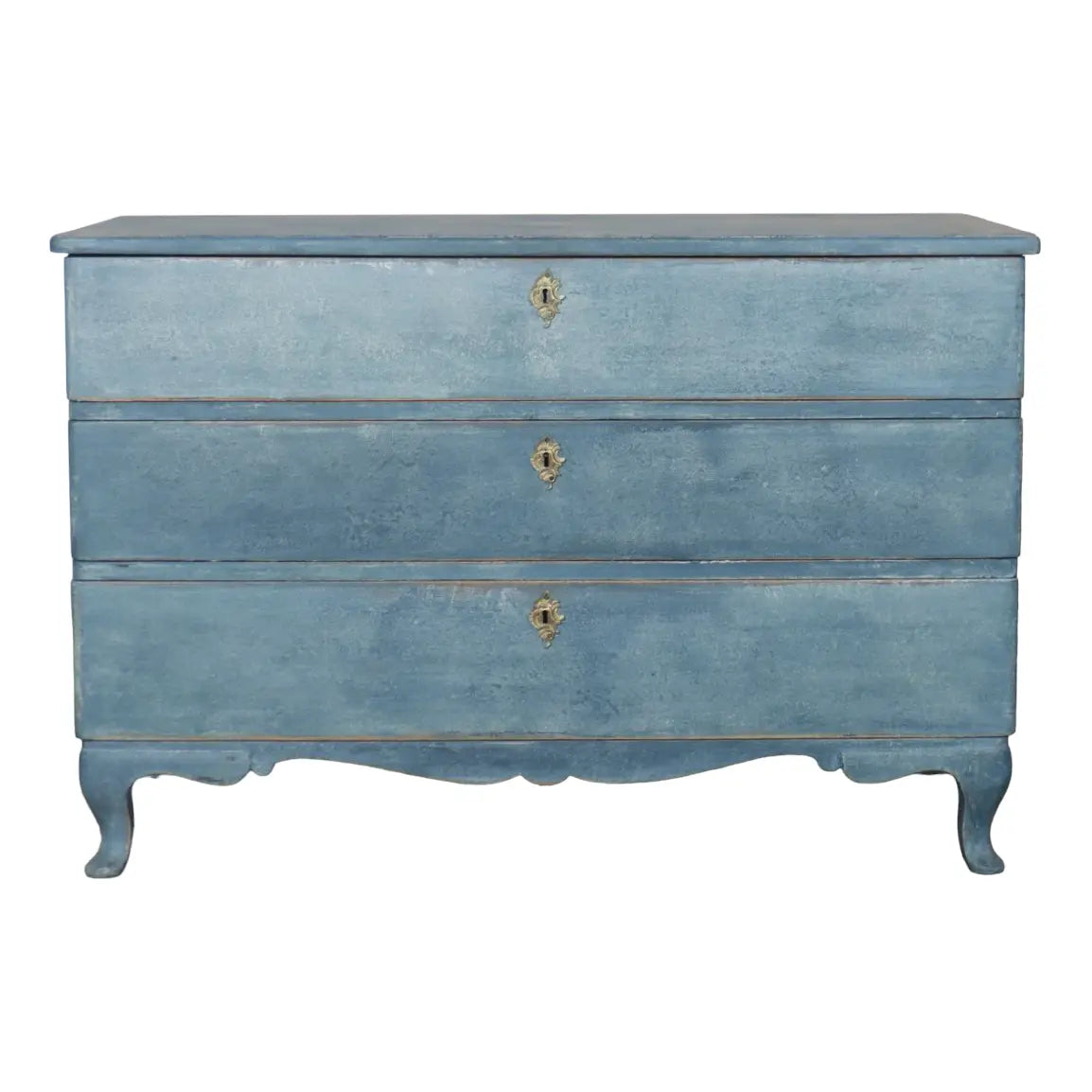 Swedish Painted Pine Chest