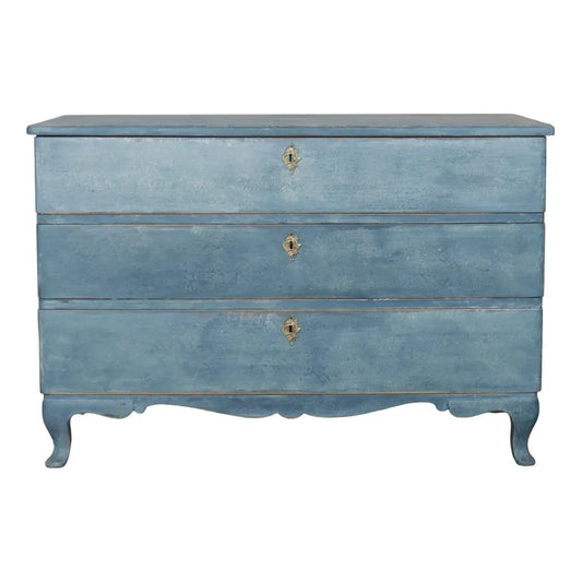 Swedish Painted Pine Chest