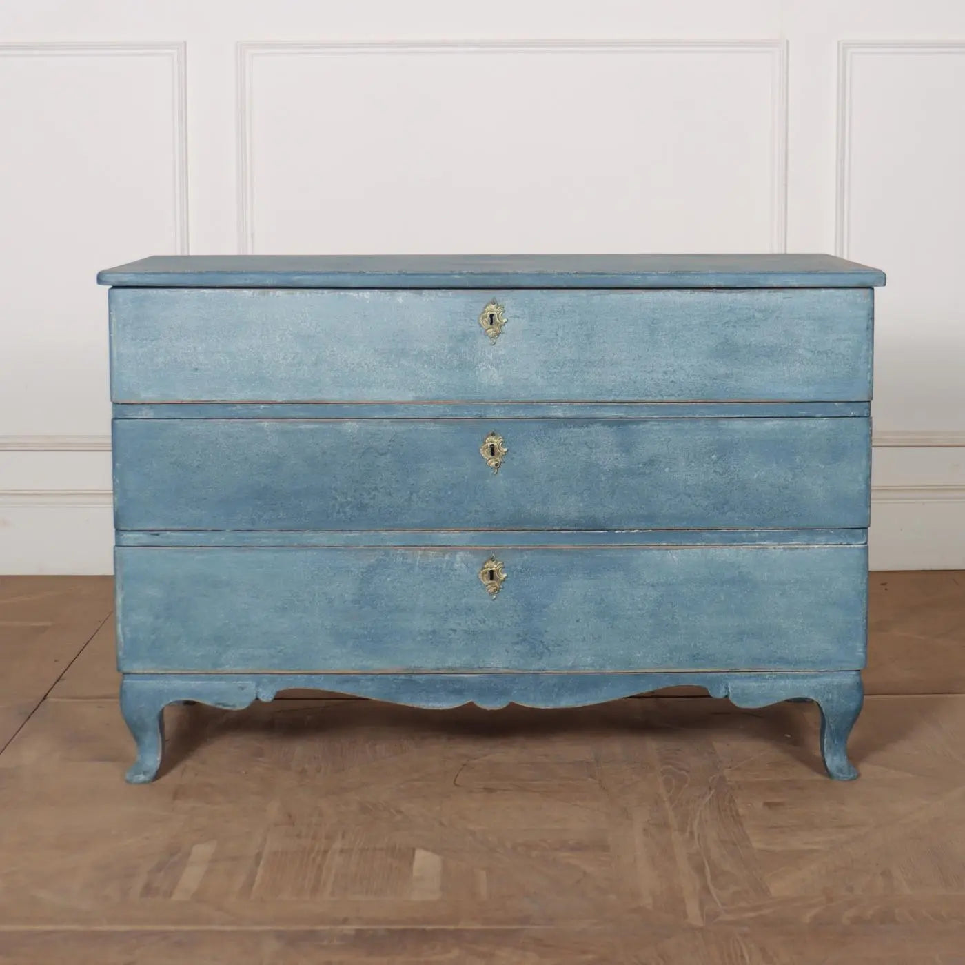 Swedish Painted Pine Chest